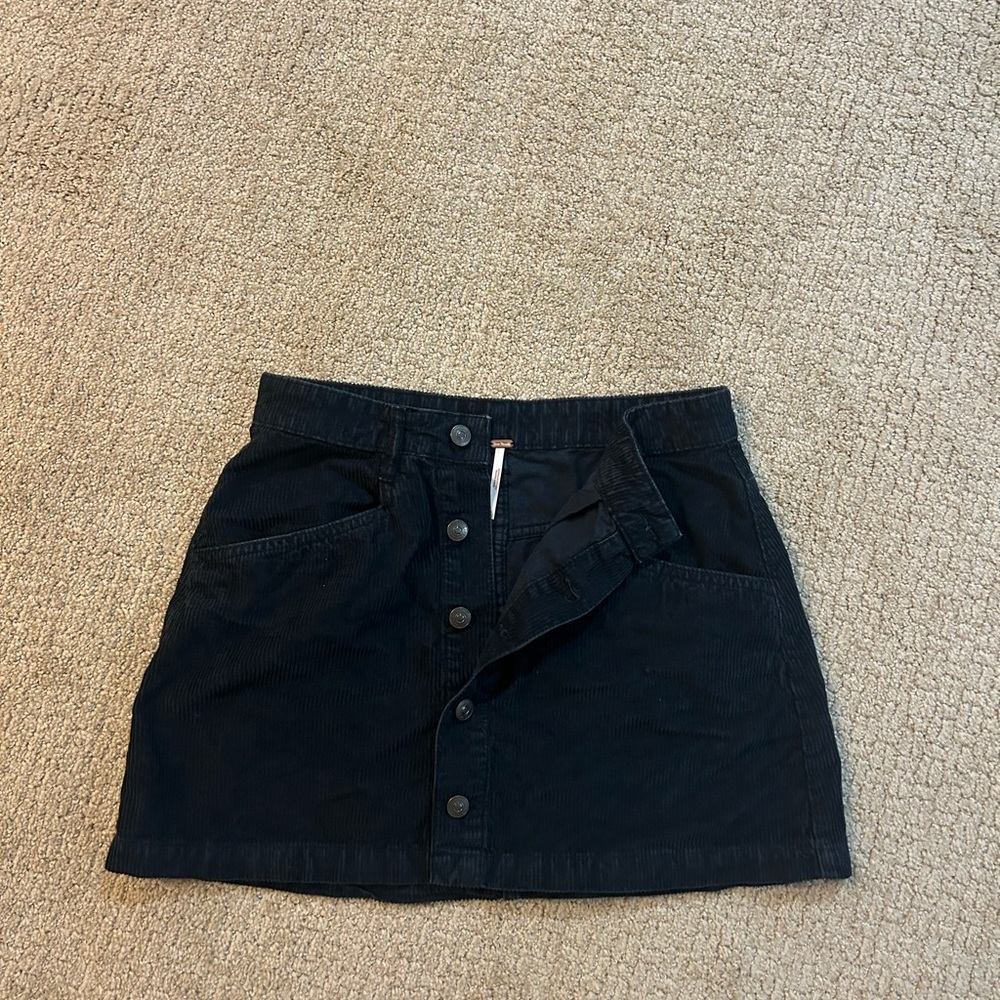 Free people corduroy mini skirt